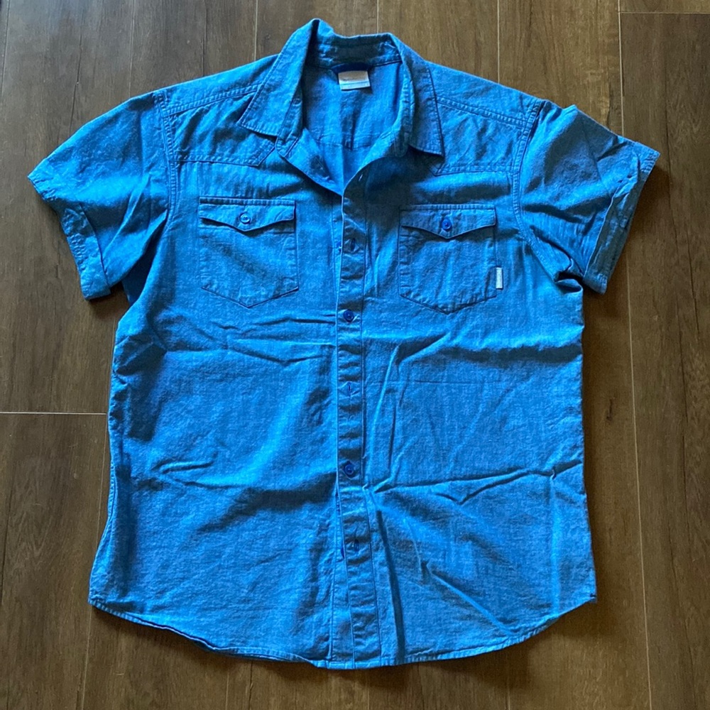 Denim style tee
